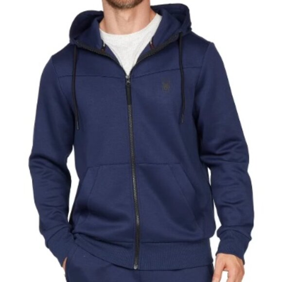 Spyder Dark Blue Hoodie (M) - Picture 1 of 7